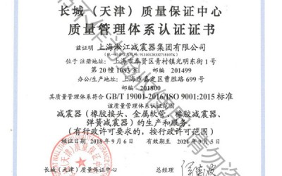 ISO9001质量体系证书中文版